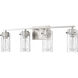 Serena 4 Light 30.5 inch Brushed Nickel Vanity Light Wall Light